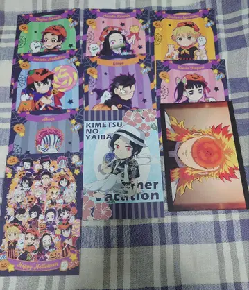 귀멸의 칼날 ufotable cafe 할로윈 여름방학 엽서