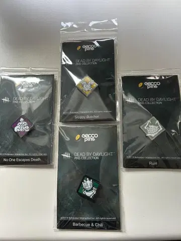 [ 레어템 ] Gecco Dead by Daylight 핀즈 4종 세트