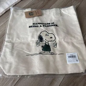 스벅 스누피 콜라보 토트백