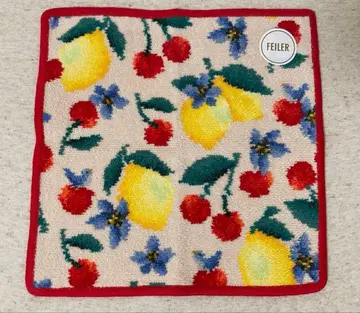 페일러 FEILER 손수건 체리쉬유 미사용 새상품