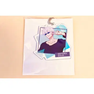 주술 피스 트레이딩 아크릴 키링 고죠 사토루 3