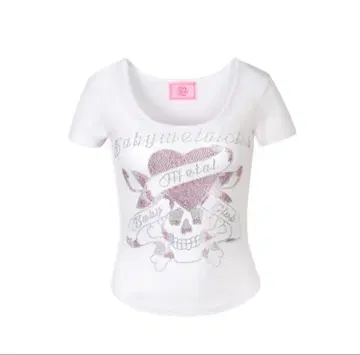 Babymetalclub T셔츠 상의 화이트