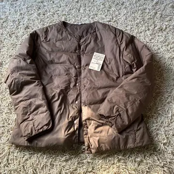 무인양품 MUJI 노카라 블루종 S 브라운