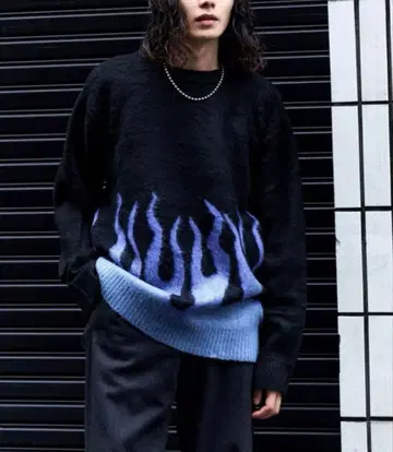 Penneys SANFORIZED 파이어 패턴 샤기