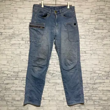 fieldcore 워크맨 라이트 블루 카고 팬츠 청바지 남성용