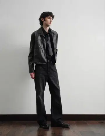 [ 가격 인하 ] slight vogue 가죽 자켓 블랙 3 사이즈