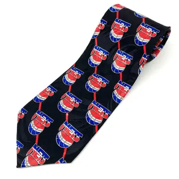 NBA 뉴저지 네츠 넥타이 랄프 말린 농구 구제 의류 올 패턴