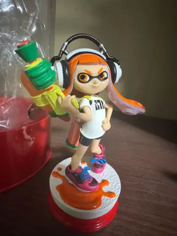 스플래툰 잉크링 피규어 이카걸 동상