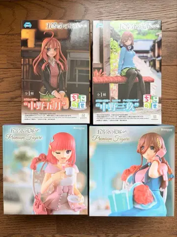 5등분의 신부 피규어 4체 세트