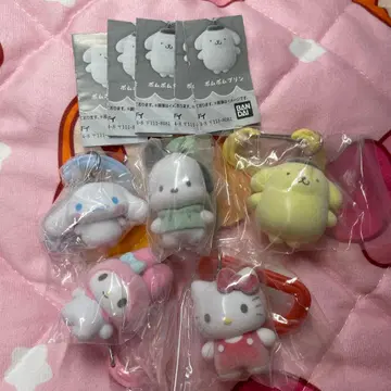 산리오 컬러풀 카라비너 마스코트 참 컴플리트 세트