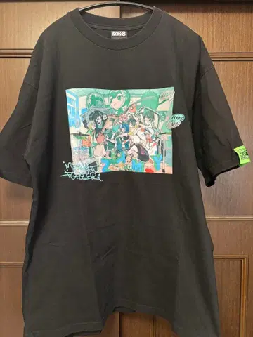 계속 한밤중이면 좋을 텐데 T셔츠 5주년 블랙 XL 사이즈