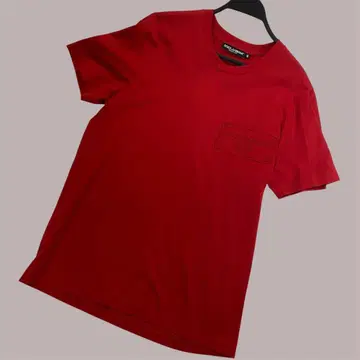 돌체앤가바나 빨간색 T셔츠, 남성용 L 사이즈