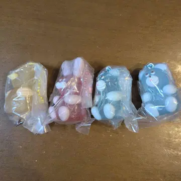 Milkyhug 페이크 디저트 마스코트 볼체인 토끼 강아지 오리