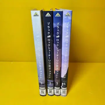 블랙록슈터 DAWN FALL DVD 전 4권 세트