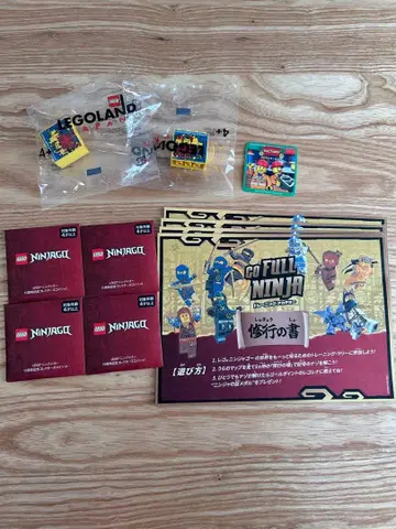 레고랜드 닌자고 15주년 기념 컬렉터즈 코인 4개 (덤 포함)