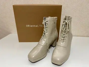 ORiental TRaffic 베이지 레이스업 부츠