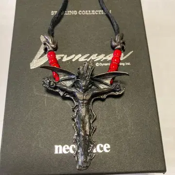 한정판 나가이 고 세기말전 데빌맨 실버 목걸이