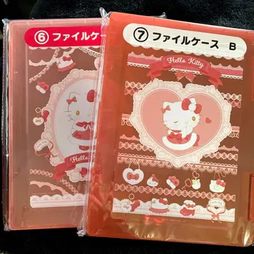 [ 2세트 ] 산리오 운수대통 복권 헬로키티 복권 파일 케이스