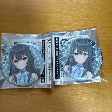 츠키무라 테마리 캔뱃지 하츠보시 수족관 학원 아이돌 마스터 2개