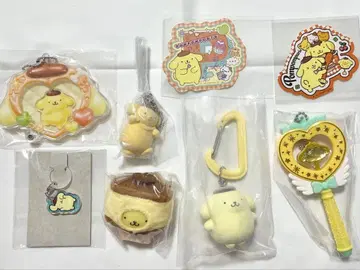 산리오 반짝반짝 지팡이 참 카라비너 참 외 폼폼푸딩