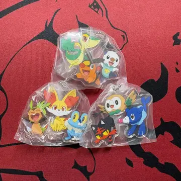 포켓몬스터 여정의 3마리 아크릴 스윙 3종 세트 포켓몬 30주년