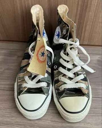 올스타 Hi컷 카모 패턴 여성용 23cm 미사용 2000년대