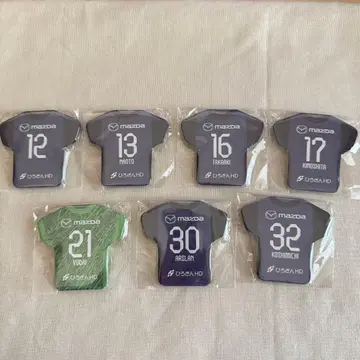 산프레체 히로시마 가챠 유니폼형 캔뱃지 세트