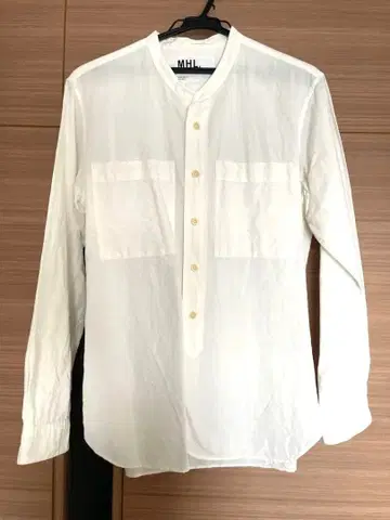 MHL 코튼 린넨 긴팔 셔츠