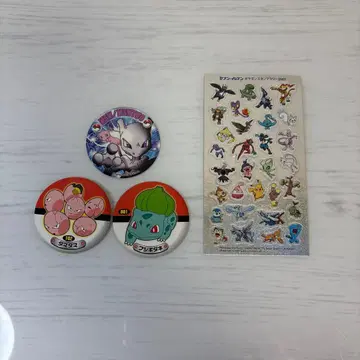 포켓몬스터 씰 4개 세트