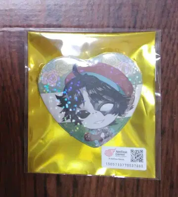 제5인격 The캐릭터카페 하트형 캔뱃지 풀스 골드