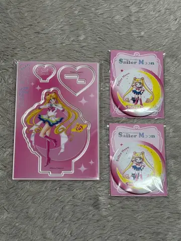 세일러문 로손 아크릴 스탠드 캔 거울 세트