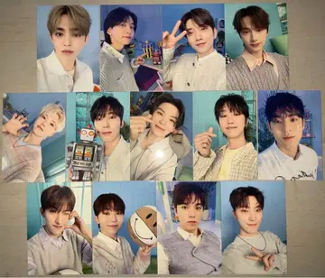 seventeen home 풀오버 봉입 트레이딩 카드 13종 세트