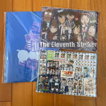 명탐정 코난 11인 스트라이커 책받침 스티커 파일 세트