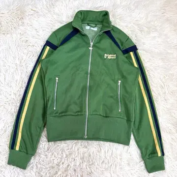 아디다스 트랙 자켓 트레포일 로고 그린 자수 로고 M