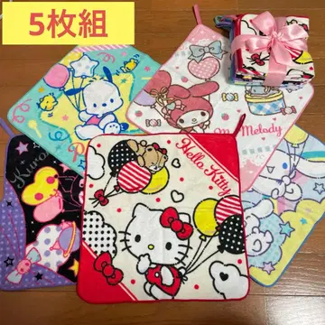 캐릭터 스쿨 타월 5개 팩 산리오 캐릭터 코스트코