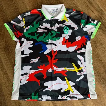 RUSSELLUNO 카모플라쥬 피케 셔츠 사이즈 7