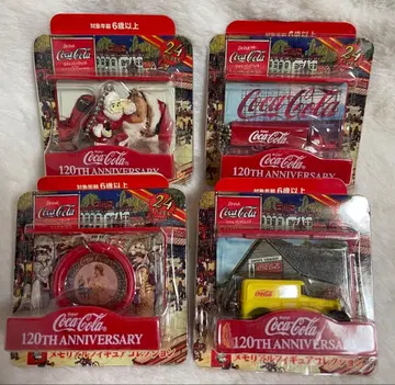 코카콜라 120주년 기념 메모리얼 피규어 컬렉션 4종 세트