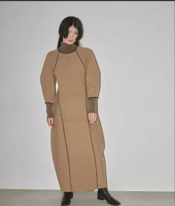 TODAYFUL 벌룬 울 니트 드레스 38