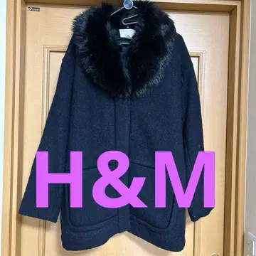 H&M 에이치앤엠 울 퍼 코트