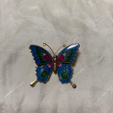 나비 디자인 브로치