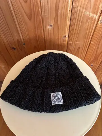 JELADO 코튼 니트 캡 BLACK