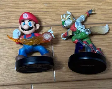 amiibo 폭스 마리오 슈퍼 스매시브라더스