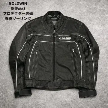 컨디션 최상 GOLDWIN 메쉬 라이딩 자켓 프로텍터 포함 S 블랙