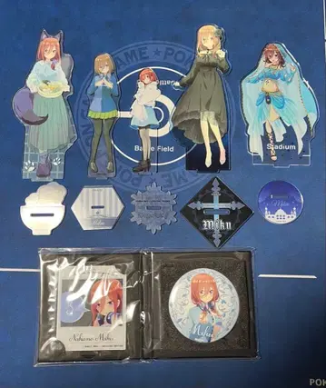 5등분의 신부 나카노 미쿠 아크릴 스탠드 메모리얼 앨범 6종 세트 판매