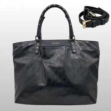 GHERARDINI 게라르디니 숄더백 블랙 골드 금장 장식