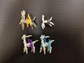 포켓몬 피규어 아르세우스 이로치리 클리어 크리핑 4체 세트