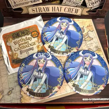 원피스 벌스데이 주얼리 캔뱃지 1월 울티 3개