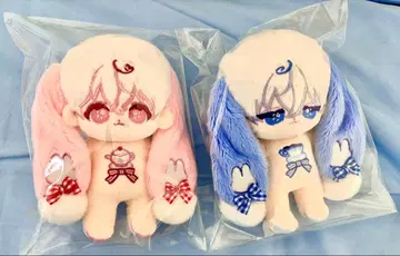 2세트 무속성 봉제 인형 쌍둥이