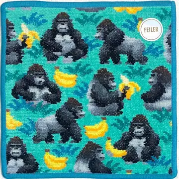 페이러 타월 손수건 우호호 고릴라