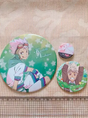 니시나 카즈키 캔뱃지 3개 세트